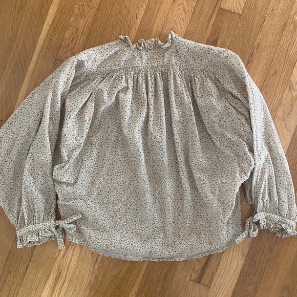 Doen Floral Cream Blouse - Picture 8 of 8